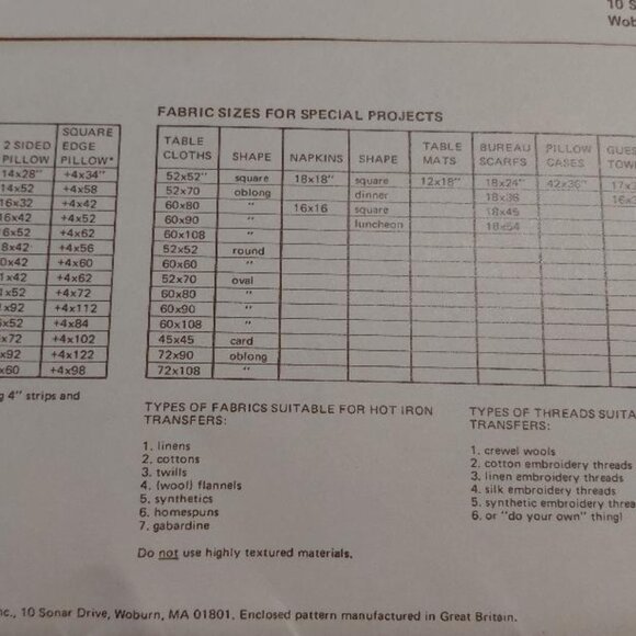Large Vintage Lot of The Artisans Guild  Embroidery Hot Iron Transfers - Picture 9 of 9